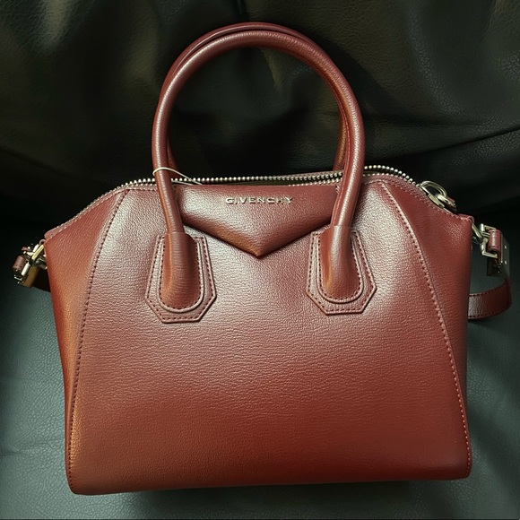 Givenchy Antigona Small Burgundy - Picture 1 of 5